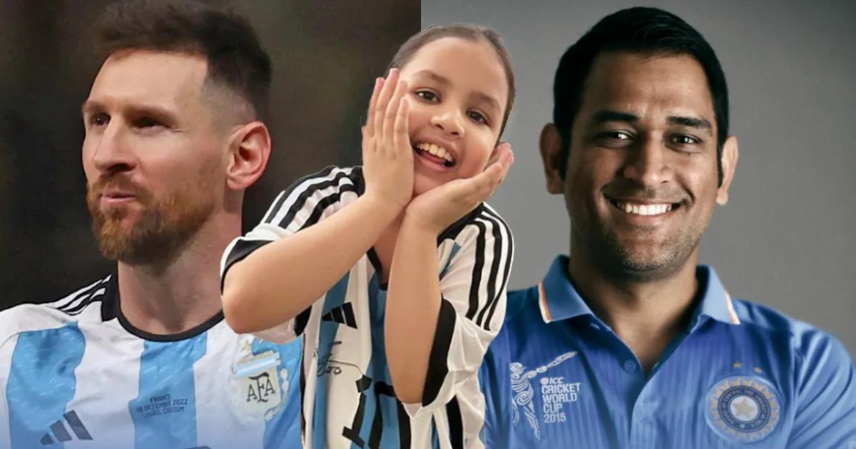 Lionel Messi: Dhonikanya Ziva Is Overjoyed To Receive A Jersey Signed By World Champion Messi !!
