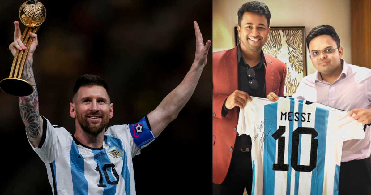 Messi Sent His Signed Jersey To India, Congratulated The Bcci Secretary With A Special Gift!!