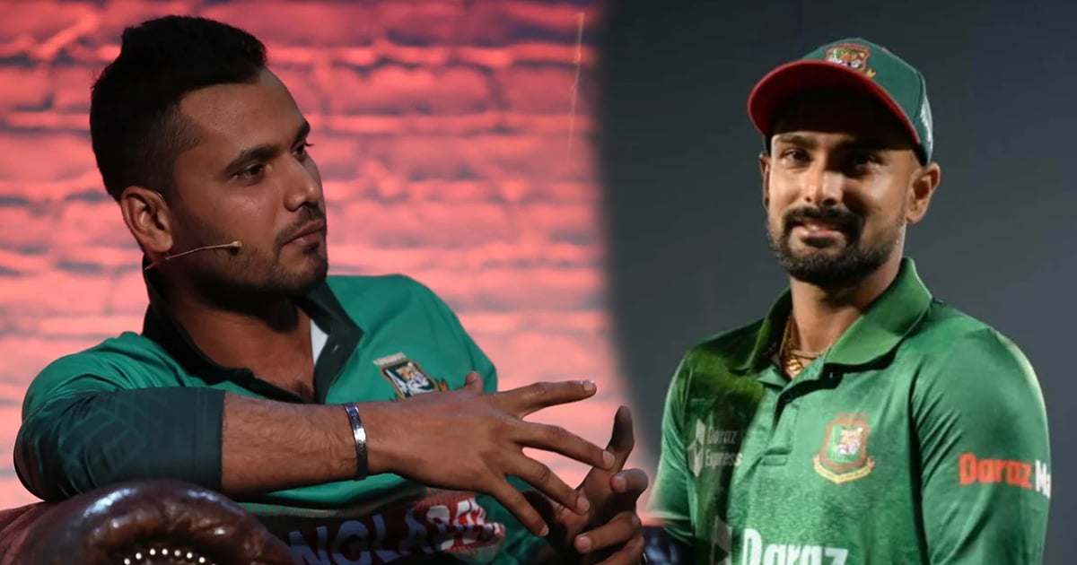 A Lot Of Things Have Been Said To Liton Das, The Critics Took One Hand Captain Mashrafe !!